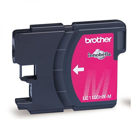 Brother originální ink LC-1100HYM, magenta, 750str., high capacity, Brother DCP-6690CW, MFC-6490CW