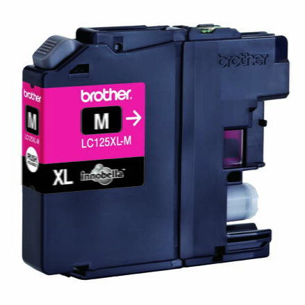 Brother originální ink LC-125XLM, magenta, 1200str., Brother MFC-J4510 DW