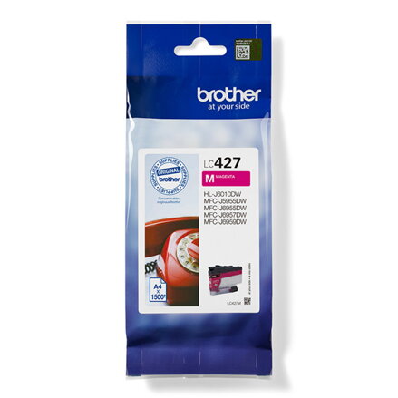 Brother originální ink LC-427M, magenta, 1500str., Brother MFC-J5955DW, MFC-J6955DW