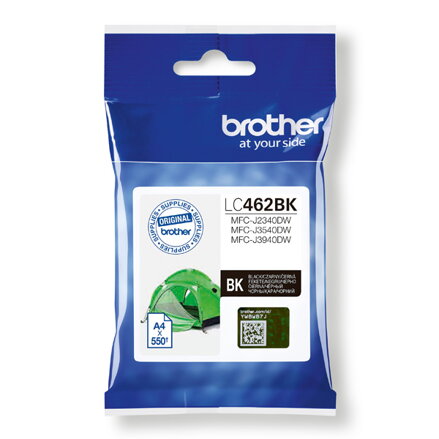 Brother originální ink LC-462BK, black, 550str., Brother MFC J2340DW, MFC J3540DW, MFC J3940DW