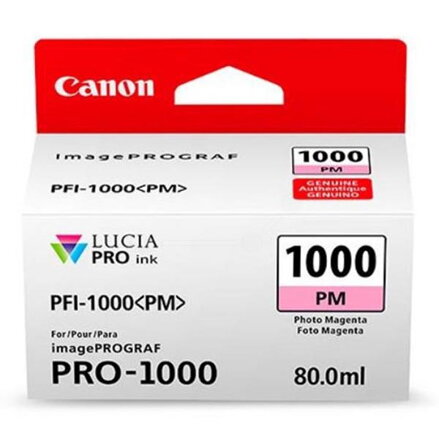Canon originální ink 0551C001, photo magenta, 3755str., 80ml, PFI-1000PM, Canon imagePROGRAF PRO-1000