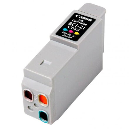 Canon originální ink BCI21C, color, blistr, 120str., 0955A351, Canon BJ-C4000, 2000, 4100, 4400, 4650, 5500