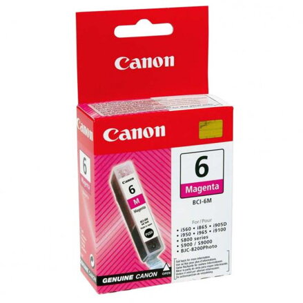 Canon originální ink BCI6M, magenta, 13 4707A002, Canon S800, 820, 820D, 830D, 900, 9000, i950