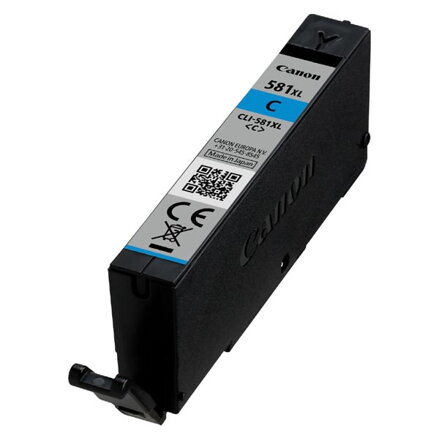 Canon originální ink CLI-581C XL, cyan, 8,3ml, 2049C001, very high capacity, Canon PIXMA TR7550,TR8550,TS6150,TS6151,TS8150,TS8151