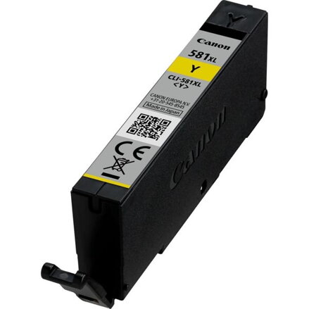 Canon originální ink CLI-581Y XL, yellow, 8,3ml, 2051C001, very high capacity, Canon PIXMA TR7550,TR8550,TS6150,TS6151,TS8150,TS81