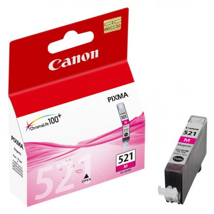 Canon originální ink CLI521M, magenta, 470str., 9ml, 2935B001, Canon iP3600, iP4600, MP620, MP630, MP980