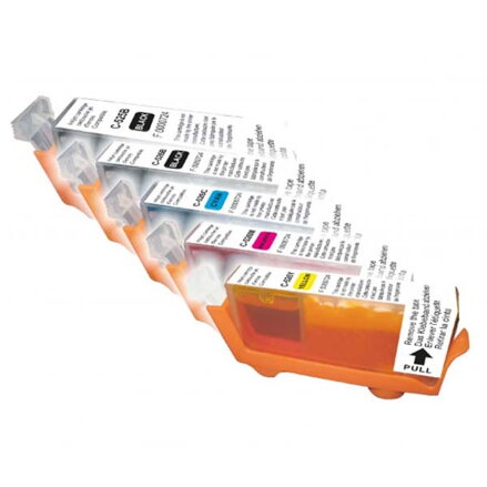 UPrint kompatibilní ink s CLI526, 2xblack/1xcyan/1xmagenta/1xyellow, C-525/526 PACK, s čipem, pro Canon Pixma  MG5150, MG5250, MG6
