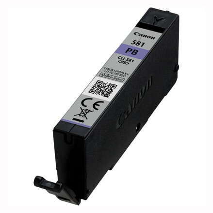 Canon originální ink CLI581 PB, photo blue, 5,6ml, 2107C001, Canon PIXMA TR7550,TR8550,TS6150,TS6151,TS8150,TS8151