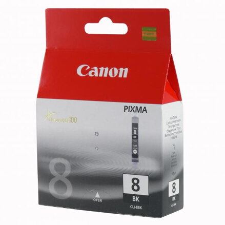 Canon originální ink CLI8BK, black, 490str., 13ml, 0620B001, Canon iP4200, iP5200, iP5200R, MP500, MP800