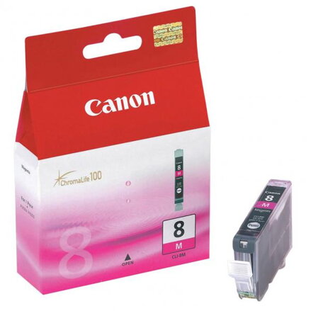 Canon originální ink CLI8M, magenta, 490str., 13ml, 0622B001, Canon iP4200, iP5200, iP5200R, MP500, MP800