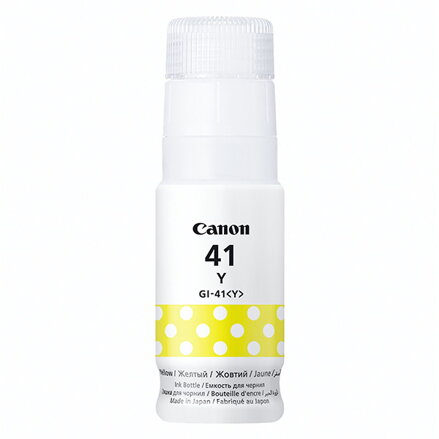 Canon originální ink 4545C001, yellow, 7700str., 70ml, GI-41 Y, Canon PIXMA G1420, G2420, G2460, G3420, G3460
