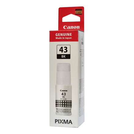 Canon originální ink GI-43 Bk, black, 8000str., 4698C001, Canon Pixma G540, G640