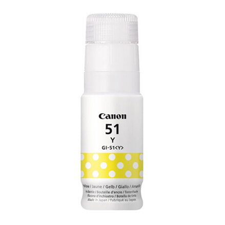 Canon originální ink 4548C001, yellow, 7700str., 70ml, GI-51 Y, Canon PIXMA G1420, G2420, G2460, G3420, G3460