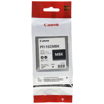 Canon originální ink PFI120MBK, matte black, 130ml, 2884C001, Canon TM-200, 205, 300, 305