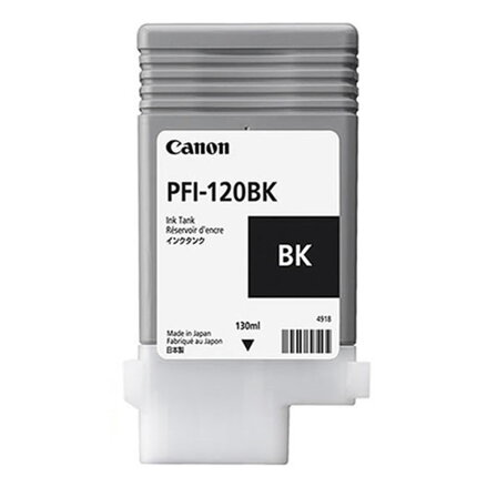 Canon originální ink PFI120BK, black, 130ml, 2885C001, Canon TM-200, 205, 300, 305