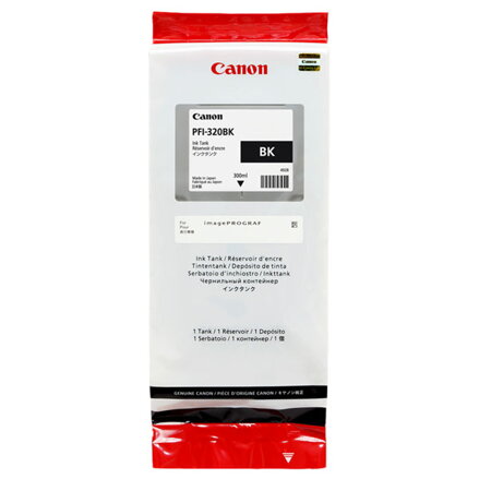 Canon originální ink PFI320BK, black, 300ml, 2890C001, Canon TM-200, 205, 300, 305