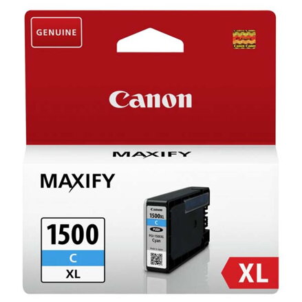 Canon originální ink PGI 1500XL, cyan, 12ml, 9193B001, high capacity, Canon MAXIFY MB2050, MB2350