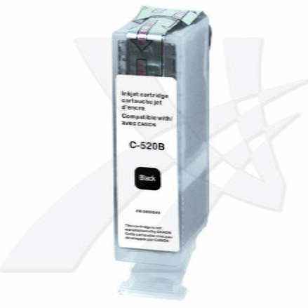 UPrint kompatibilní ink s PGI520BK, black, 20ml, C-520B, s čipem, pro Canon iP3600, 4600, MP620, 630, 980