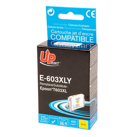 UPrint kompatibilní ink s C13T03A44010, yellow, 9ml, E-603XLY, pro Epson Expression Home XP-2100, 2105, 3100, 3105 WF-2310