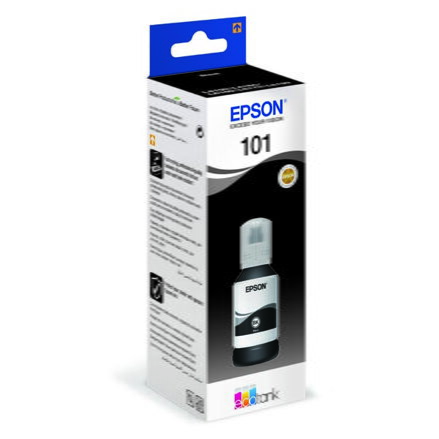 Epson originální ink C13T03V14A, 101, black, 127ml, Epson EcoTank L6160,L6170,L6190,L4150,L4160