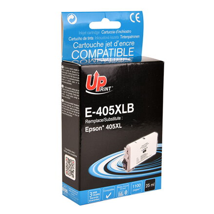 UPrint kompatibilní ink s C13T05H14010, 405XL, E-405XLB, black, 1100str., 25ml