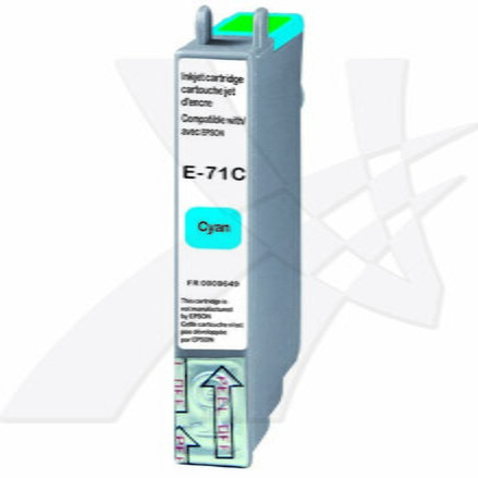 UPrint kompatibilní ink s C13T07124011, cyan, 10ml, E-71C, pro Epson D78, DX4000, DX4050, DX5000, DX5050, DX6000, DX605