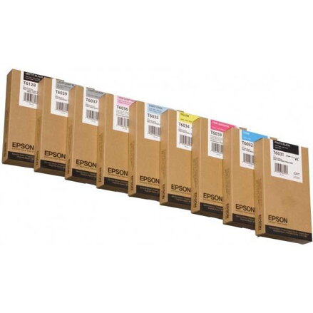 Epson originální ink C13T603700, light black, 220ml