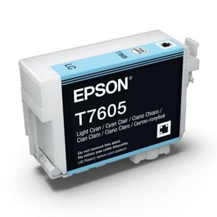 Epson originální ink C13T76054010, T7605, light cyan, 25,9ml, 1ks, Epson SureColor SC-P600