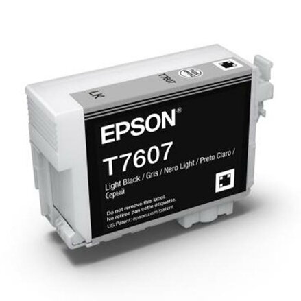 Epson originální ink C13T76074010, T7607, light black, 25,9ml, 1ks, Epson SureColor SC-P600