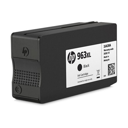 HP originální ink 3JA30AE, HP 963XL, black, 2000str., 48ml, high capacity, HP Officejet Pro 9012, 9014, 9015, 9016, 9019/P