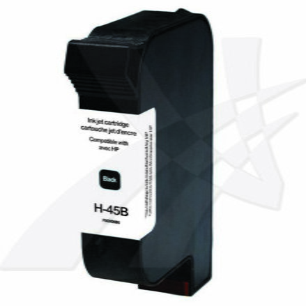 UPrint kompatibilní ink s 51645AE, black, 50ml, H-45B, pro HP DeskJet 850, 970Cxi, 1100, 1200, 1600, 6122, 6127