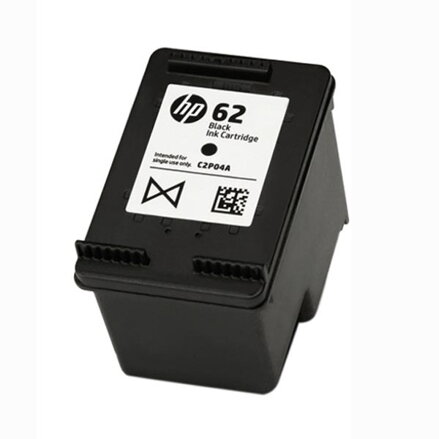HP originální ink C2P04AE, HP 62, black, 200str., HP ENVY 5540 AIO, 5640 AIO, 5740 AIO