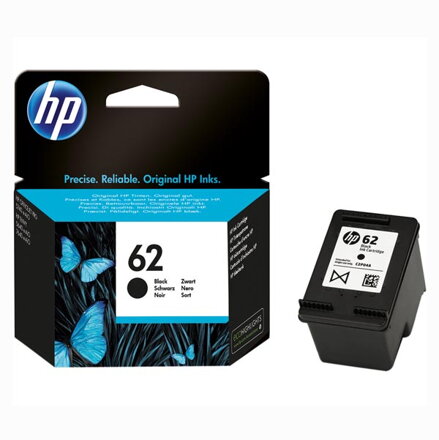 HP originální ink C2P04AE, HP 62, black, 200str., HP ENVY 5540 AIO, 5640 AIO, 5740 AIO