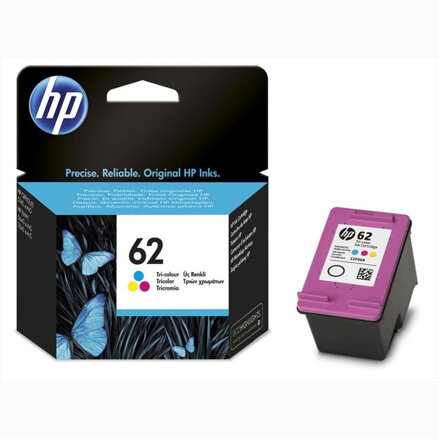 HP originální ink C2P06AE, HP 62, color, 165str., HP ENVY 5540 AIO, 5640 AIO, 7640 AIO, OJ 5740 AIO