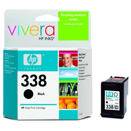 HP originální ink C8765EE, HP 338, black, 450str., 11ml, HP Photosmart 8150, 8450, OJ-6210, DeskJet 5740