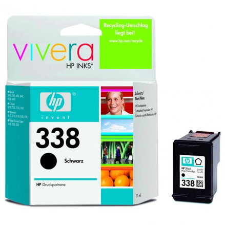 HP originální ink C8765EE, HP 338, black, 450str., 11ml, HP Photosmart 8150, 8450, OJ-6210, DeskJet 5740