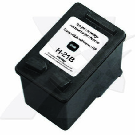 UPrint kompatibilní ink s C9351AE, HP 21, black, 475str., 20ml, H-21B, pro HP PSC-1410, DeskJet F380, OJ-4300, Deskjet F2300