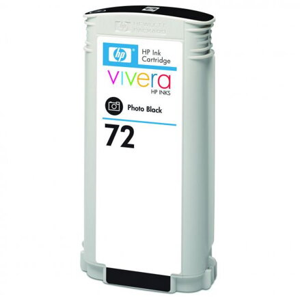 HP originální ink C9370A, HP 72, photo black, 130ml, HP Designjet T1100, T770