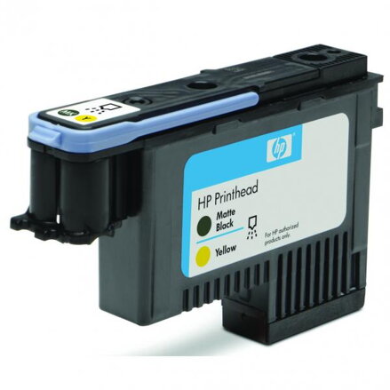 HP originální tisková hlava C9384A, HP 72, matte black/yellow, HP Designjet T1100, T770