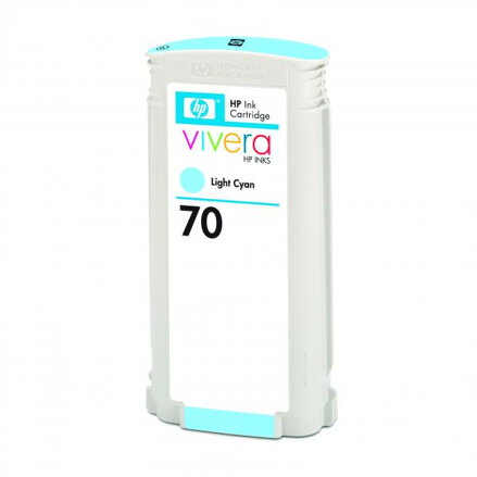 HP originální ink C9390A, HP 70, light cyan, 130ml, HP Designjet Z2100, Z3100