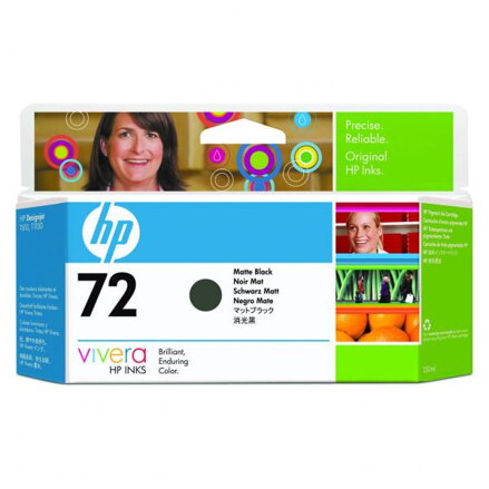 HP originální ink C9403A, HP 72, matte black, 130ml, HP Designjet T1100, T770