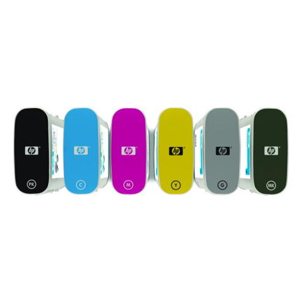 HP originální ink C9403A, HP 72, matte black, 130ml, HP Designjet T1100, T770