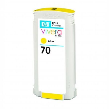 HP originální ink C9454A, HP 70, yellow, 130ml, HP Designjet Z3100, Z2100