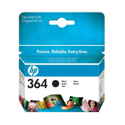 HP originální ink CB316EE, HP 364, black, 250str., HP Photosmart B8550, C5380, D5460