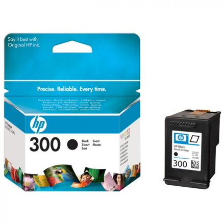 HP originální ink CC640EE, HP 300, black, 200str., 4ml, HP DeskJet D2560, F4280, F4500