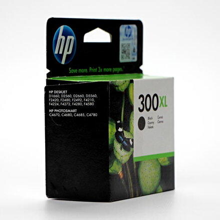 HP originální ink CC641EE, HP 300XL, black, 600str., 12ml, HP DeskJet D2560, F4280, F4500