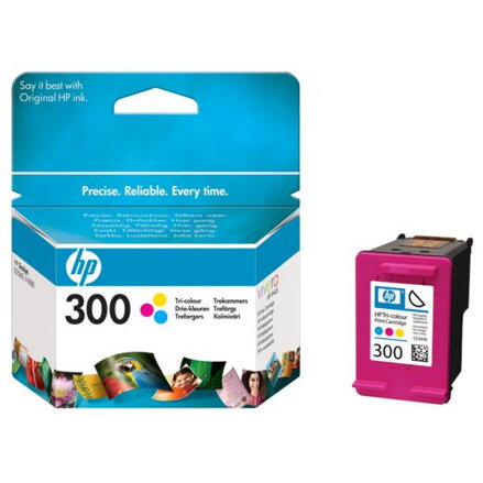 HP originální ink CC643EE, HP 300, color, 165str., 4ml, HP DeskJet D2560, F4280, F4500