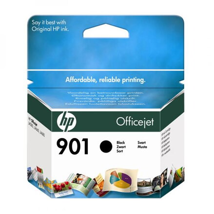 HP originální ink CC653AE, HP 901, black, 200str., 4ml, HP OfficeJet J4580
