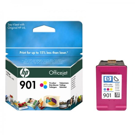 HP originální ink CC656AE, HP 901, color, 360str., 9ml, HP OfficeJet J4580