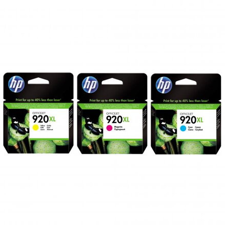 HP originální ink CD972AE, HP 920XL, cyan, 700str., HP Officejet